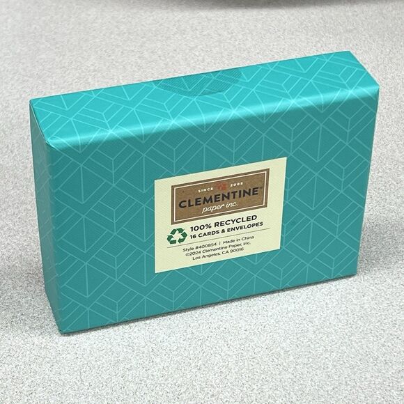 Clementine Potted Plants Thank You Cards Set of 16 Cards & Envelopes Recycled - Picture 4 of 12